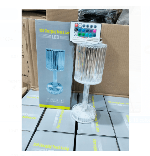 acrylic table lamp 16 colours remote