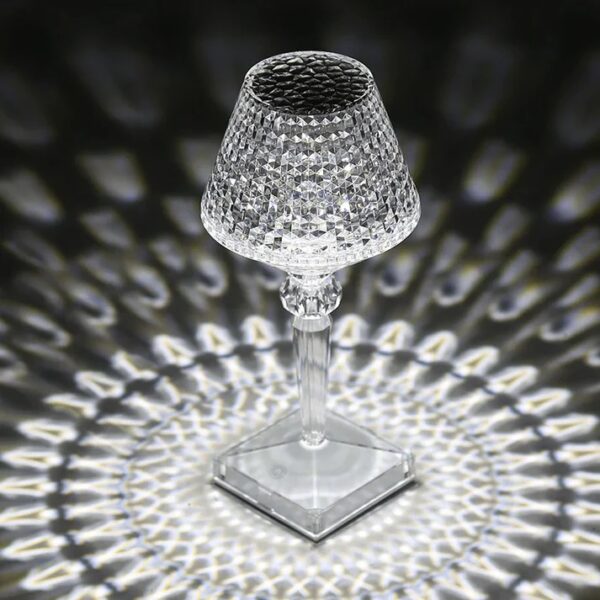 crystal diamond Stone style lamp