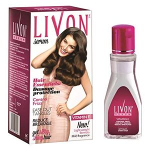 Livon Hair Essentials Serum For Damage Protection And Frizz Control 50ml