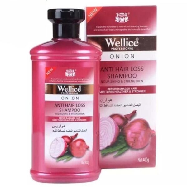 Wellice Professional Onion Anti Hair Loss Shampoo 400ml Original