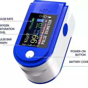 Pulse Oximeter Fingertip Monit Blood Oxygen Saturation