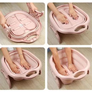 Folding Portable Detox Foot Spa Massage Foot Wash Basin