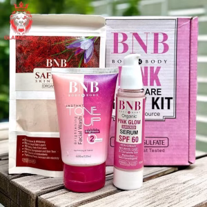 BNB Pink Skin Care Glow Kit Organic Source